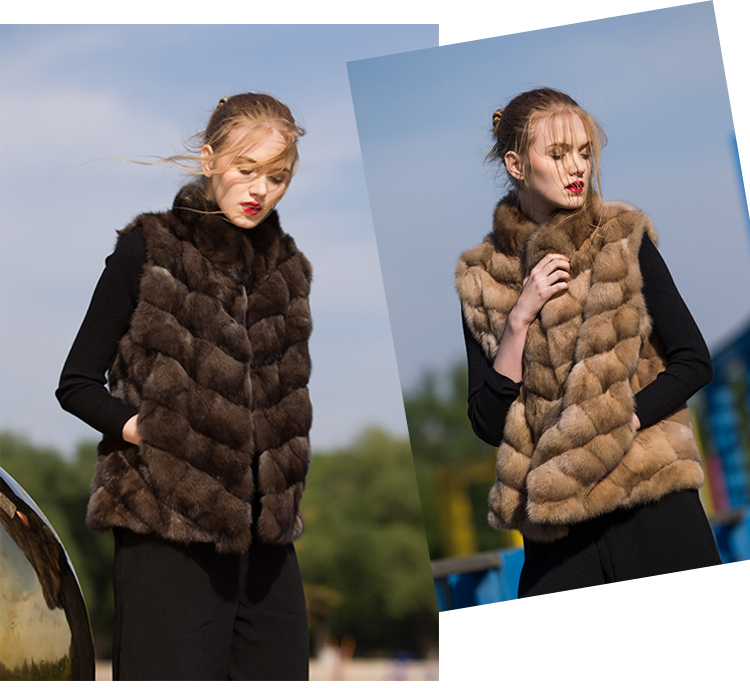 Sable Fur Vest 031 Details 2