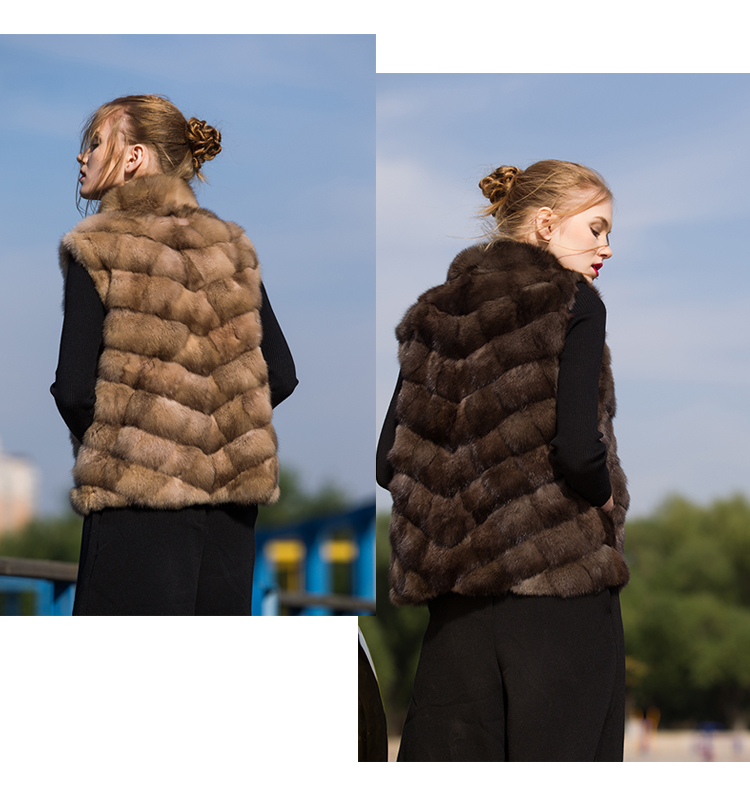Sable Fur Vest 031 Details 6