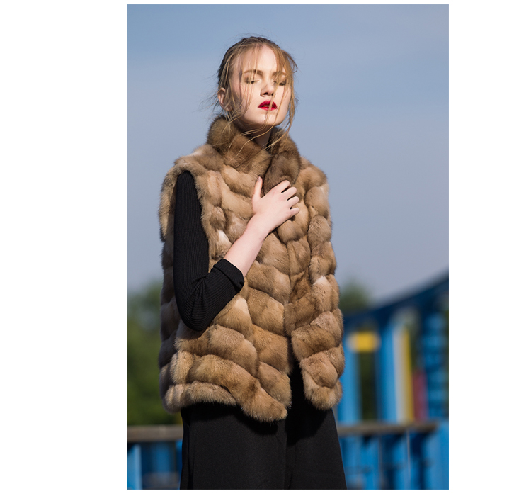 Sable Fur Vest 031 Details 1