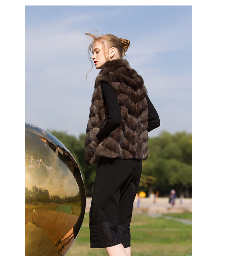 Sable Fur Vest 031 Details 4
