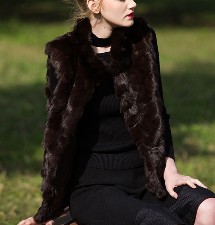 Sable Fur Vest 052 Details 2