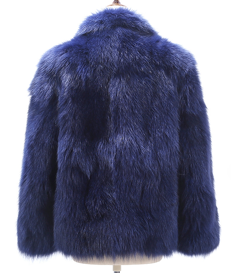 Men's Fox Fur Jacket 349c-2