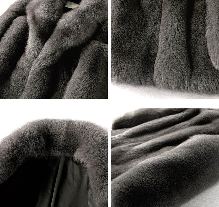 Men's Fox Fur Coat 379-4