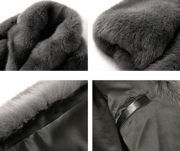 Men's Fox Fur Coat 379-5
