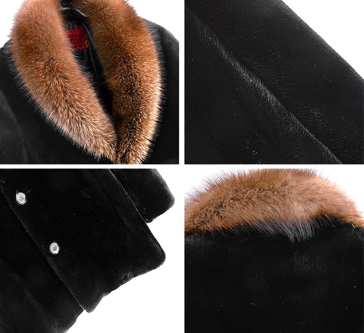 Men's Mink Fur Coat 394-4
