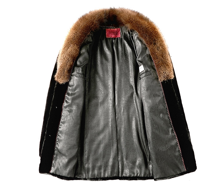 Men's Mink Fur Coat 394-2