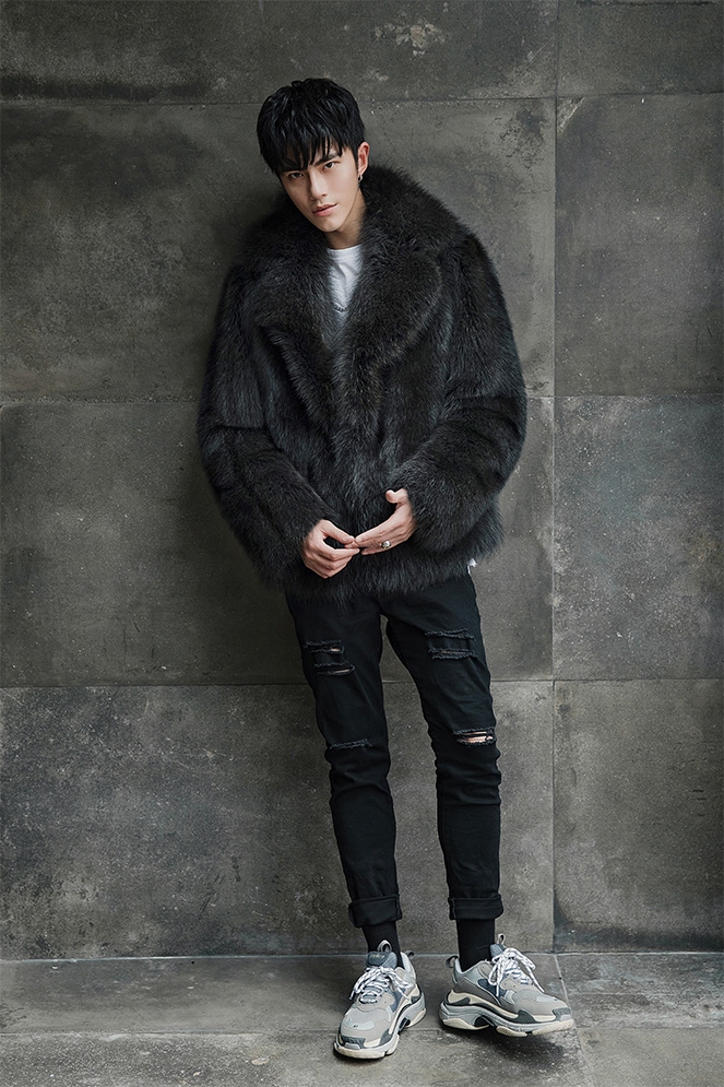 Men's Raccoon Fur Coat 383-10