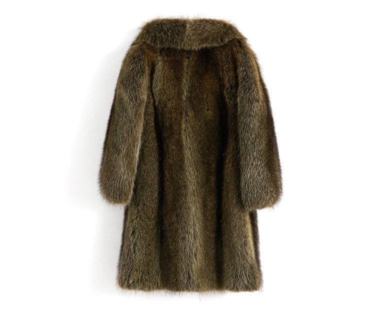 Men's Raccoon Fur Coat 384b-3