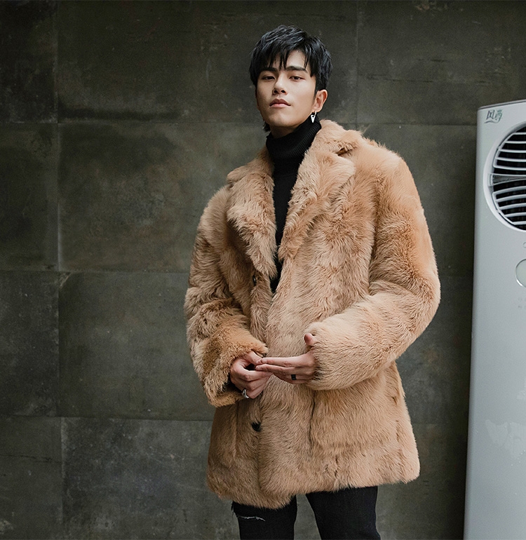 Men's Toscany Lamb Fur Coat 390-7
