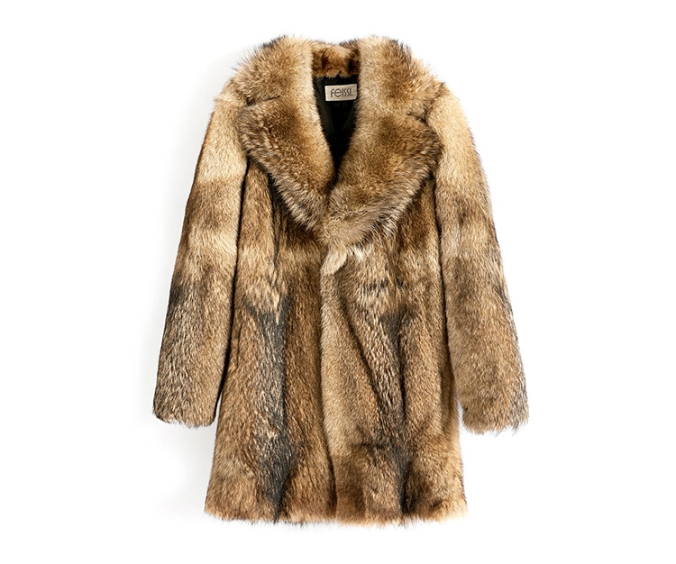Men's Coyote Fur Coat 392-1