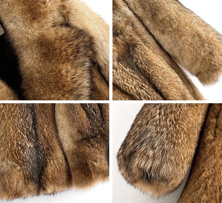 Men's Coyote Fur Coat 392-4