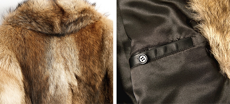 Men's Coyote Fur Coat 392-5