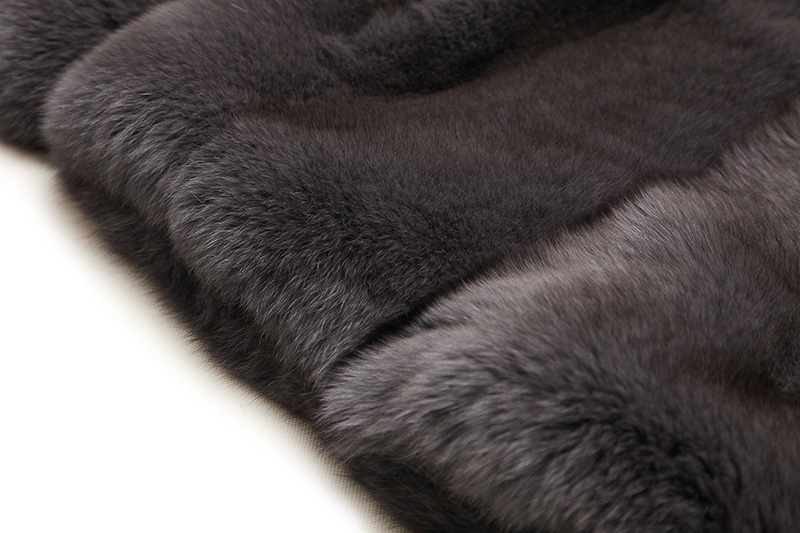 Men's Fox Fur Bomber Jacket 387-5