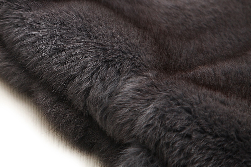 Men's Fox Fur Bomber Jacket 387-10