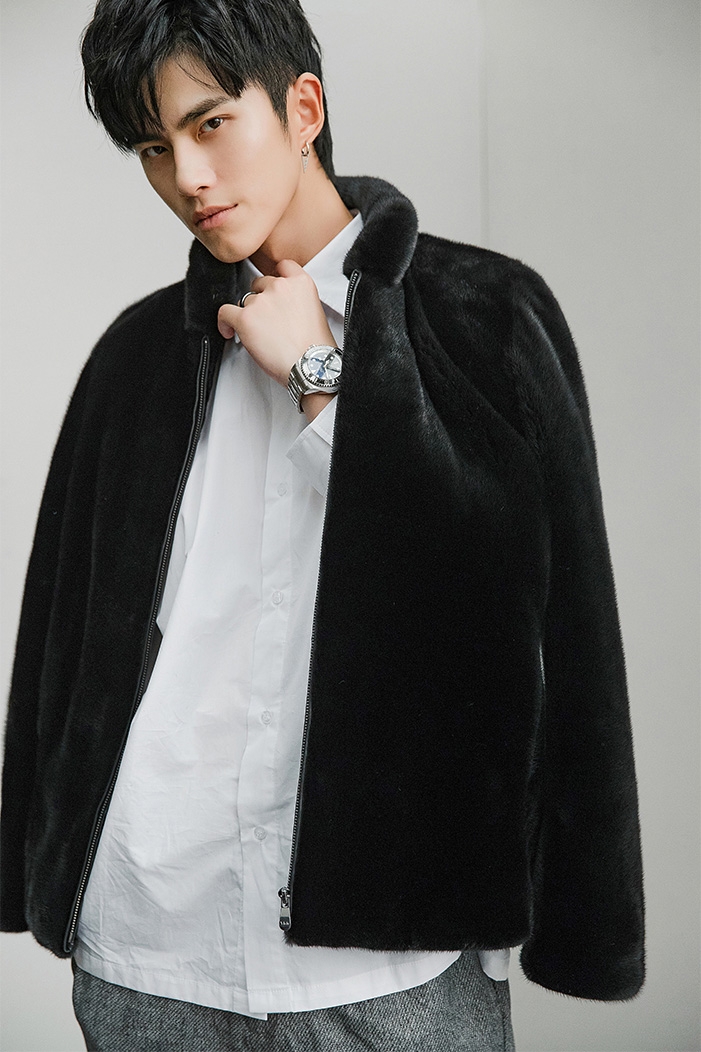 Men's Mink Fur Jacket 391-11