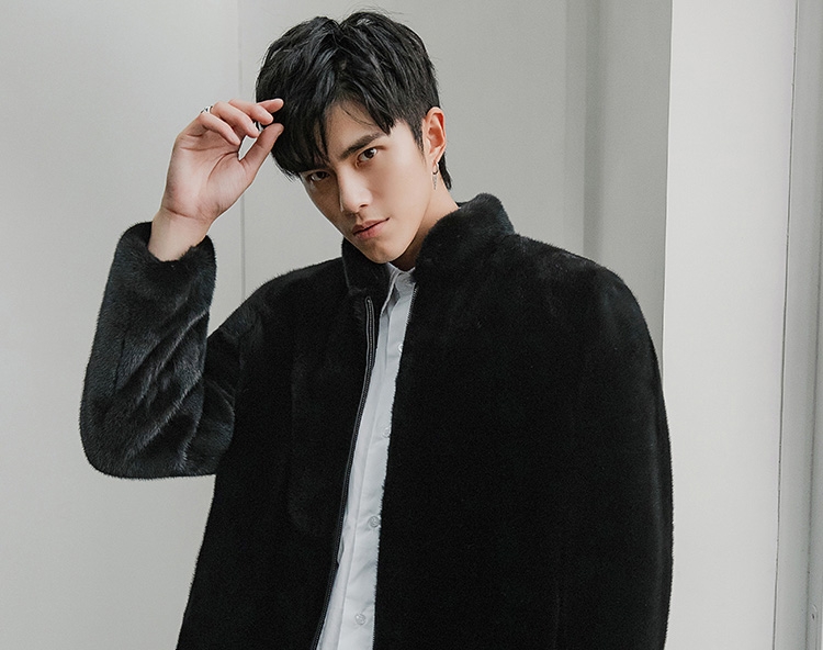 Men's Mink Fur Jacket 391-5