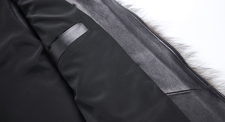 Men's Silver Fox Fur Zipped Vest 0010-9